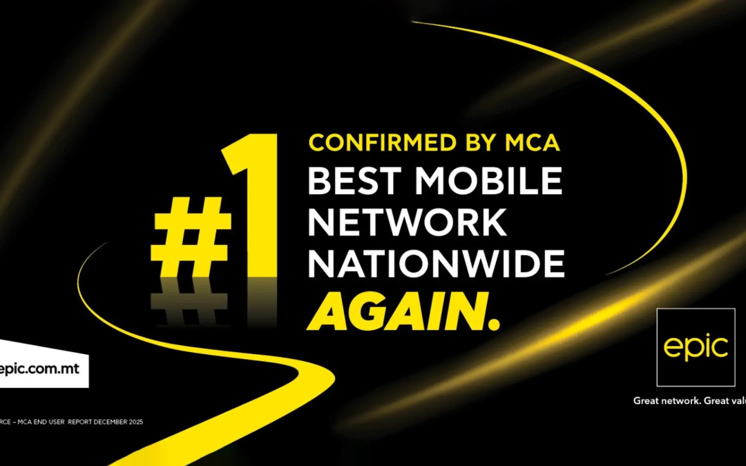  Epic Named Malta’s Top Mobile Network for Second Year Running in Malta Communications Authority Benchmark 